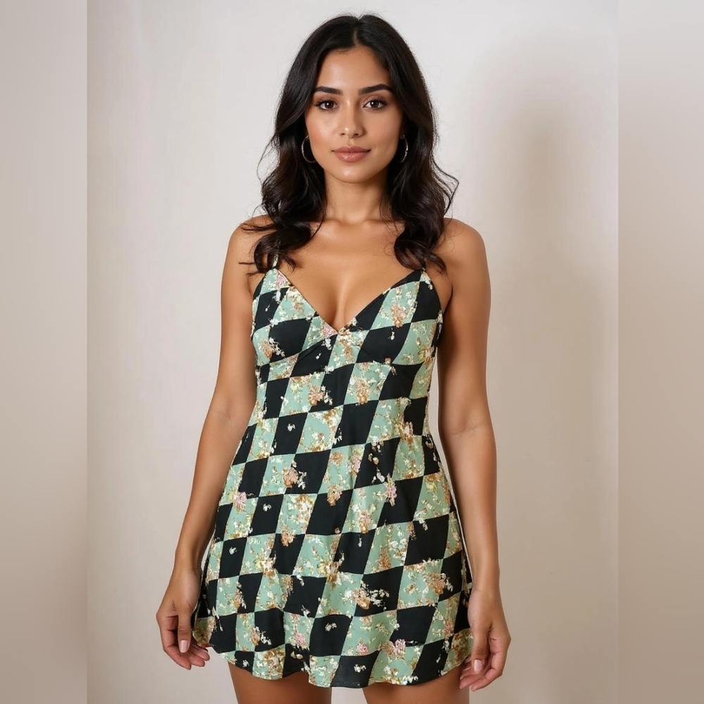 Urban Outfitters Pretty Please Cutout Mini Dress NWT Size XS Birthday Fairy Core